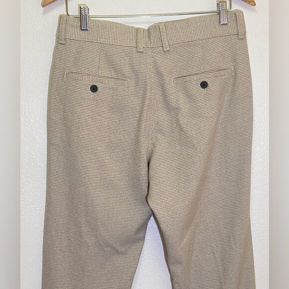 Zara - Tan Houndstooth Pants Trousers - size 30 (8) - Picture 7 of 7